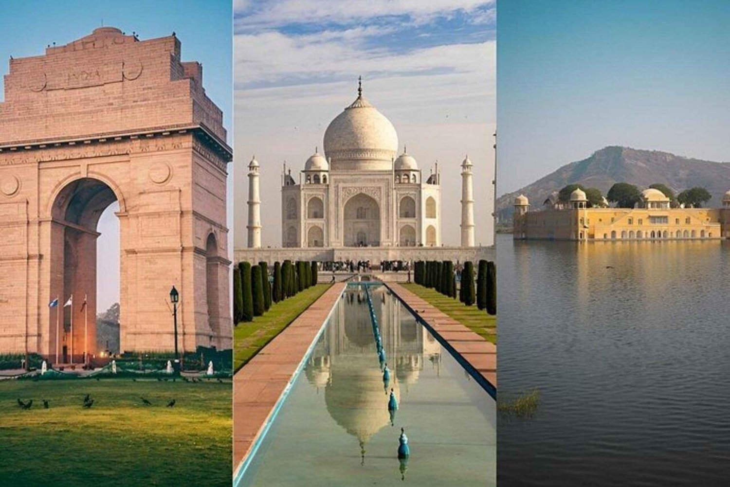 Fra Delhi: Den gyldne trekant: 3-dagers tur med hotell