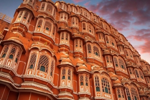 Från Delhi/Agra/Jaipur: Jaipur-dagstur med transfer