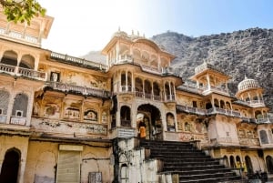 Desde Delhi: Viaje de ida y vuelta a Jaipur en coche o tren superrápido.
