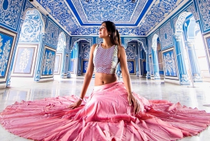 From Delhi: Private Jaipur City Tour with Monkey Temple