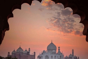 Vanuit Delhi: Privétour met gids en overnachting in Jaipur