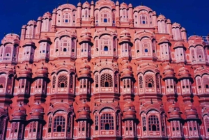 Au départ de Delhi : visite guidée d'une journée à Jaipur avec déjeuner 5 étoiles