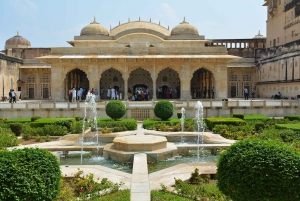 Depuis Delhi : Visite guidée de la ville de Jaipur en voiture le même jour