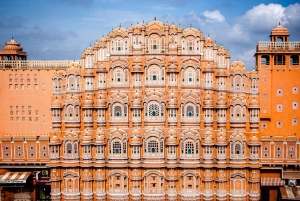 Depuis Delhi : Visite guidée de la ville de Jaipur en voiture le même jour