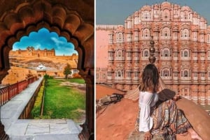Von Delhi aus: Jaipur-Tagestour mit Auto, Guide & Mittagessen