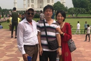 Desde Delhi: tour al Taj Mahal y al fuerte de Agra con un guía popular