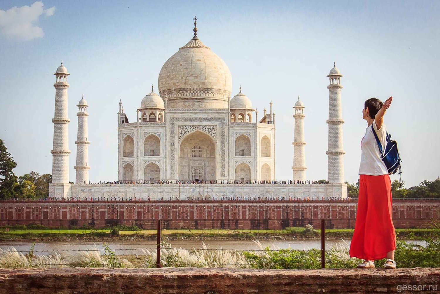 A partir de Jaipur: Excursão particular ao Taj Mahal ao nascer do sol e ao Forte de Agra