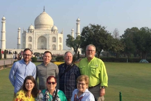 A partir de Jaipur: Excursão particular ao Taj Mahal ao nascer do sol e ao Forte de Agra