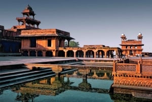 Fra Jaipur: Taj Mahal-tur samme dag med Fatehpur Sikri