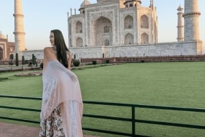 Fra Jaipur: Taj Mahal samme dag, guidet tur med bil