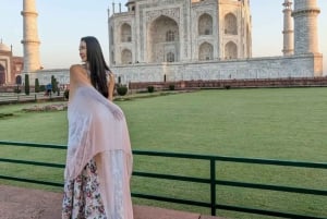 Fra Jaipur: Taj Mahal samme dag, guidet tur med bil