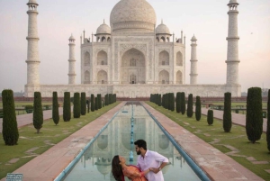 Da Jaipur: tour del Taj Mahal e del Forte di Agra con pranzo