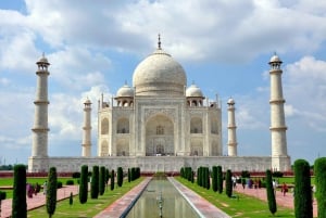 Au départ de Jaipur : visite privée du Taj Mahal au lever du soleil et du fort d'Agra