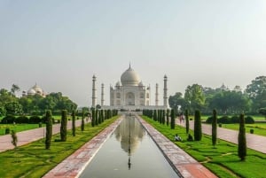 Au départ de Jaipur : excursion au Taj Mahal au lever du soleil avec retour à Delhi