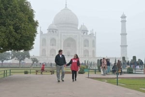 Desde Jaipur: tour al amanecer al Taj Mahal con traslado a Delhi.