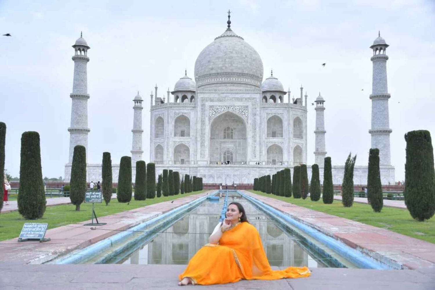 Vanuit New Delhi: Zonsopgang tour van Taj Mahal met Jaipur drop.