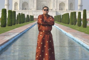 Vanuit New Delhi: Zonsopgang tour van Taj Mahal met Jaipur drop.