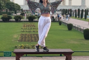 Vanuit New Delhi: Zonsopgang tour van Taj Mahal met Jaipur drop.