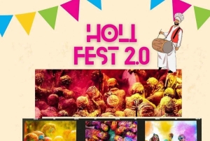 Holi-festivalviering met lokale families in Jaipur