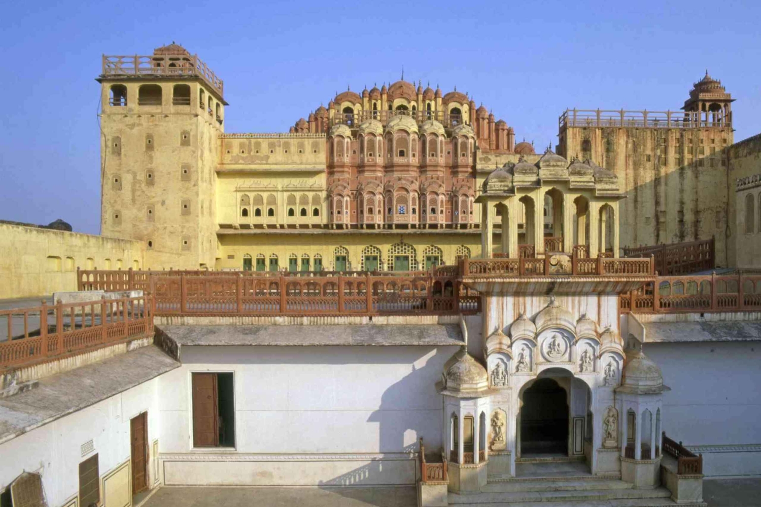 Jaipur: Tour di un giorno del Forte di Amber, del Palazzo della Città e dell'Hawa Mahal