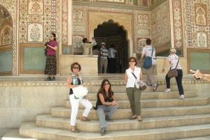 Jaipur: Tour di un giorno del Forte di Amber, del Palazzo della Città e dell'Hawa Mahal