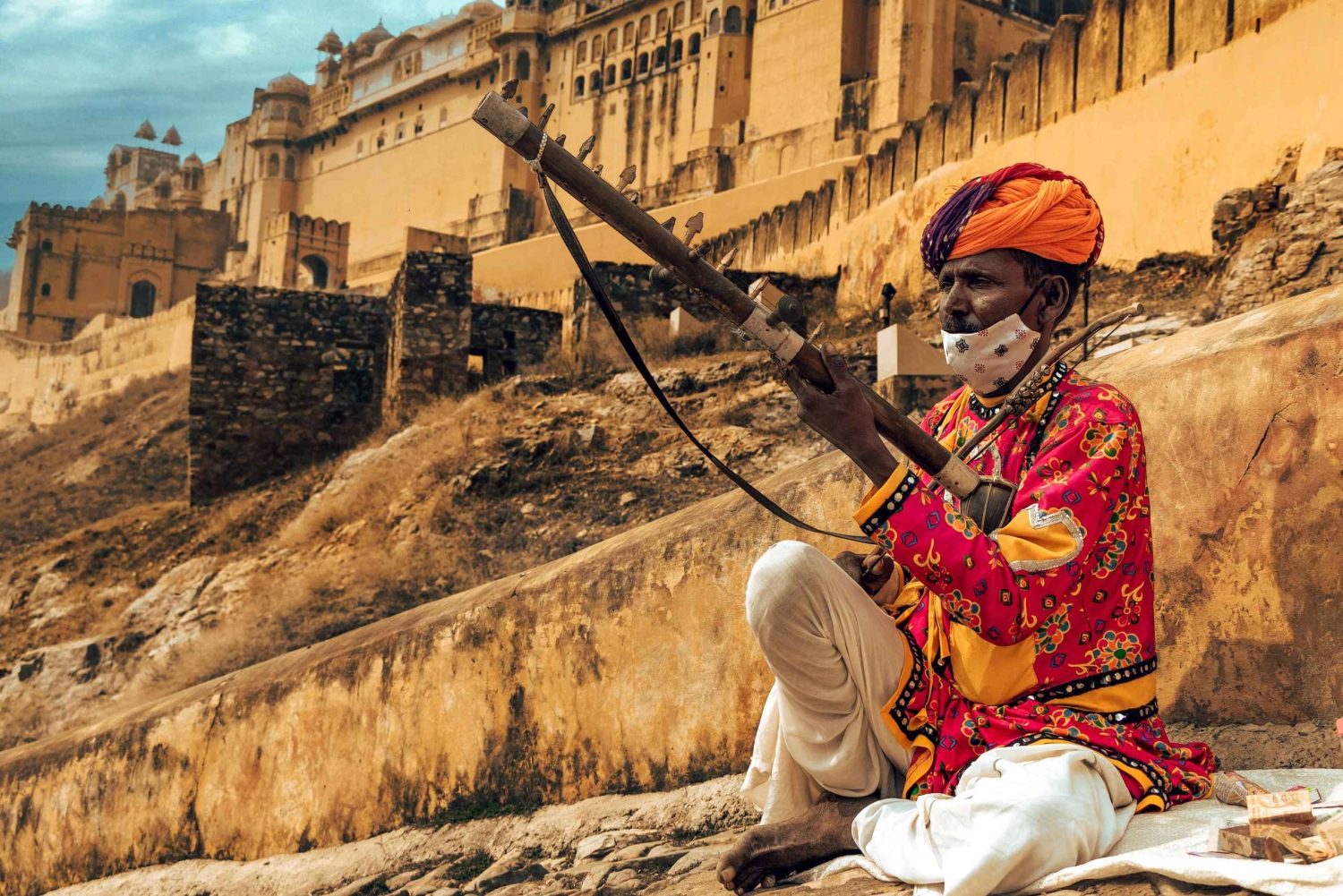 Jaipur: wandeltour met gids door het Amber Fort