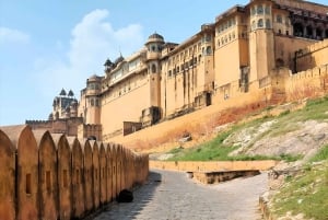 Jaipur: Excursão a pé pelo património do Forte Amber com guia