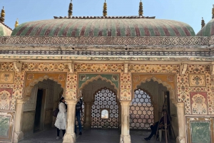 Jaipur: Tour privado del Fuerte Amber con ticket de entrada sin colas