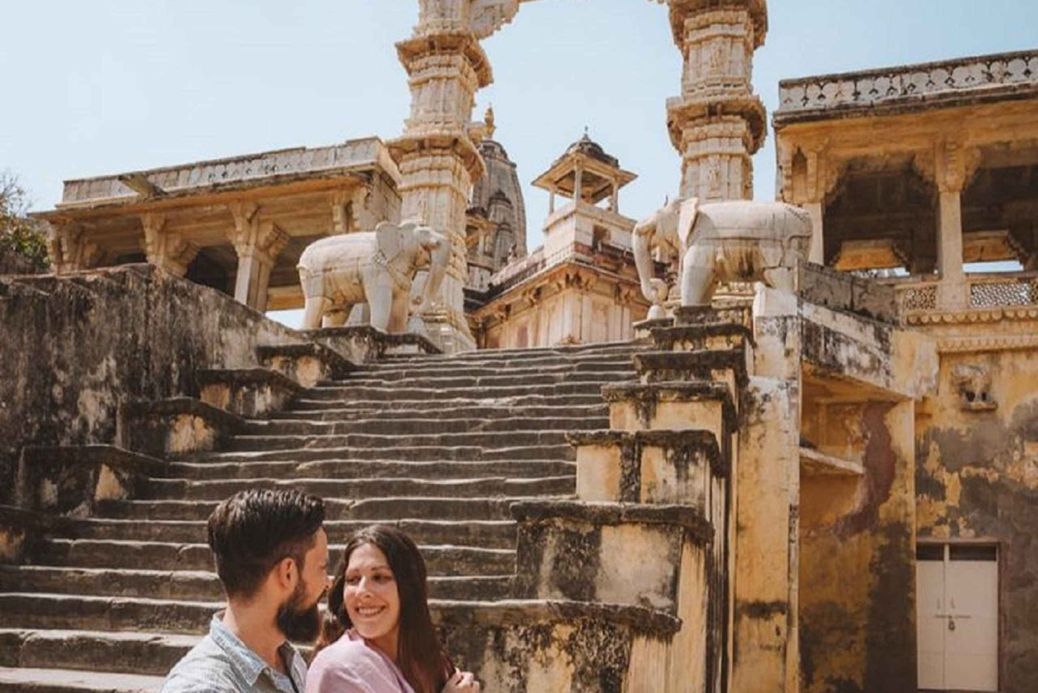 Jaipur: Amber Fort, Stepwell & Blind Love Temple Guided Tour