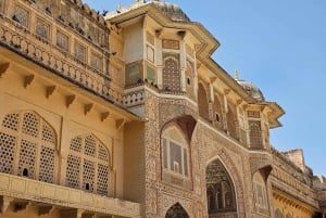 Jaipur: Amber Fort, Stepwell & Blind Love Temple Guided Tour
