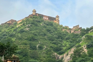 Jaipur : Visite guidée à vélo du patrimoine d'Amber avec petit-déjeuner