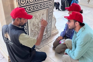 Jaipur: Madlavningskursus på tagterrassen på Amer Fort med middag