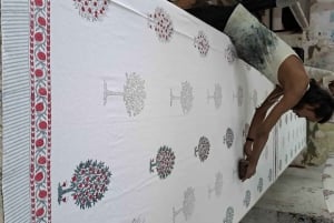 Джайпур: Мастерская печати на блоках Багру с местными ремесленниками