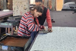 Jaipur: Bagru Village Block Printing Workshop