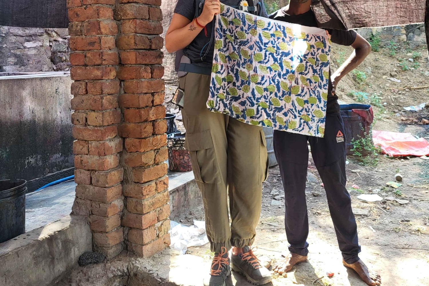 Jaipur: blokdrukworkshop in het dorp Bagru