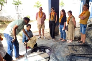 Jaipur: blokdrukworkshop in het dorp Bagru