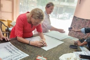 Jaipur: Oficina de impressão em blocos no coração do centro da cidade