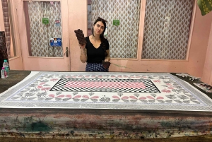 Jaipur: Oficina de impressão em blocos no coração do centro da cidade