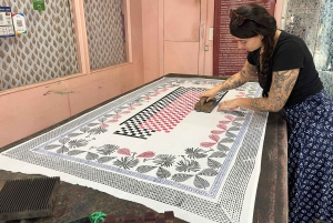 Jaipur: Oficina de impressão em blocos no coração do centro da cidade