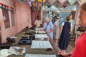 Jaipur: Oficina de impressão em blocos no coração do centro da cidade