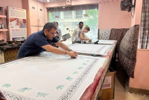 Jaipur: Oficina de impressão em blocos no coração do centro da cidade