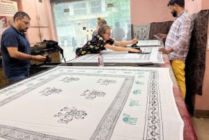 Jaipur: Oficina de impressão em blocos no coração do centro da cidade