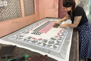 Jaipur: Oficina de impressão em blocos no coração do centro da cidade