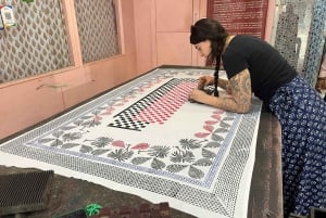 Jaipur: Oficina de impressão em blocos no coração do centro da cidade