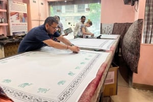 Jaipur: Oficina de impressão em blocos no coração do centro da cidade