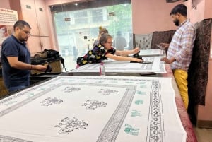 Jaipur: Oficina de impressão em blocos no coração do centro da cidade