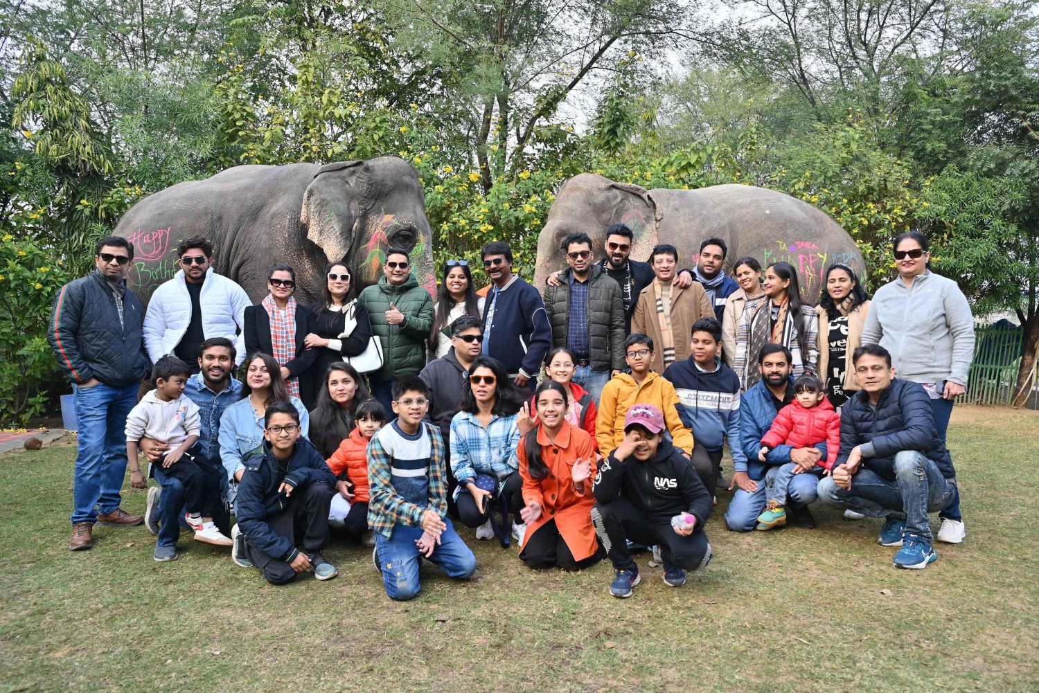 ジャイプール：象との交流付きシティツアー