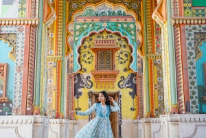 Jaipur: Stadtführung mit Elefanten-Interaktion