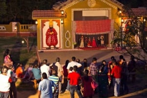 Jaipur: Visita cultural nocturna y cena en Chokhi Dhani