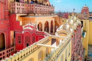 Jaipur: Avond met forts en volksverhalen en diner op het dak